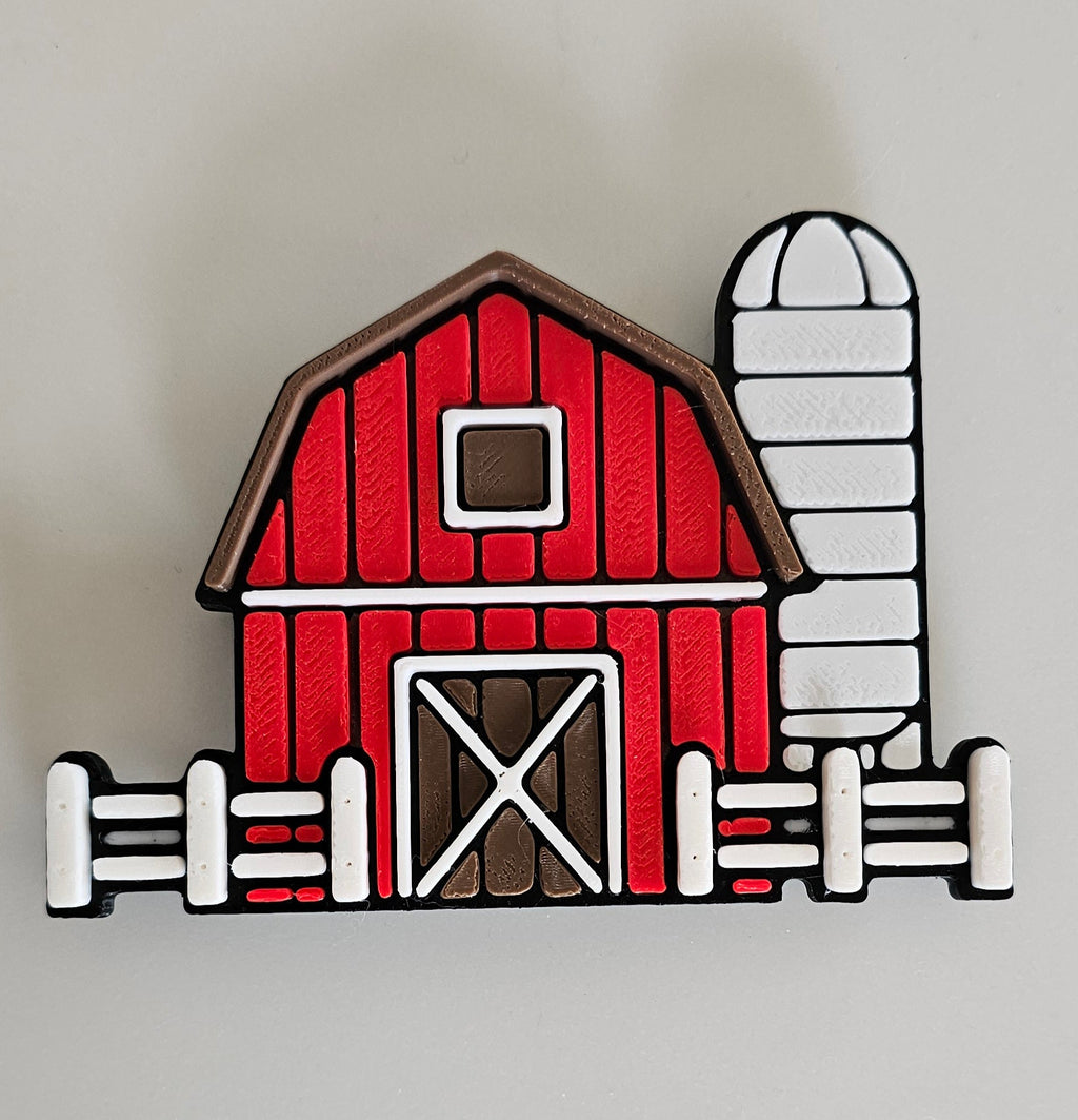 3D Highland Cow Farm Magnet Gift Set
