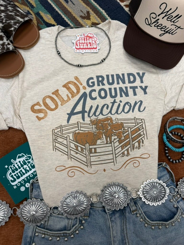 Sold! Grundy County Auction Graphic Tee