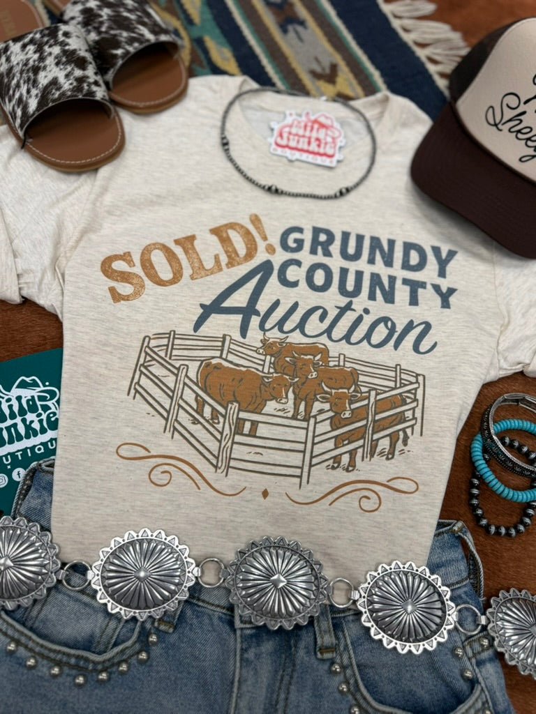 Sold! Grundy County Auction Graphic Tee