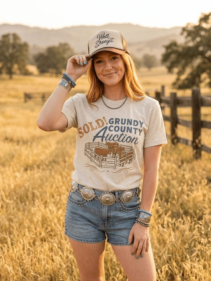 Sold! Grundy County Auction Graphic Tee