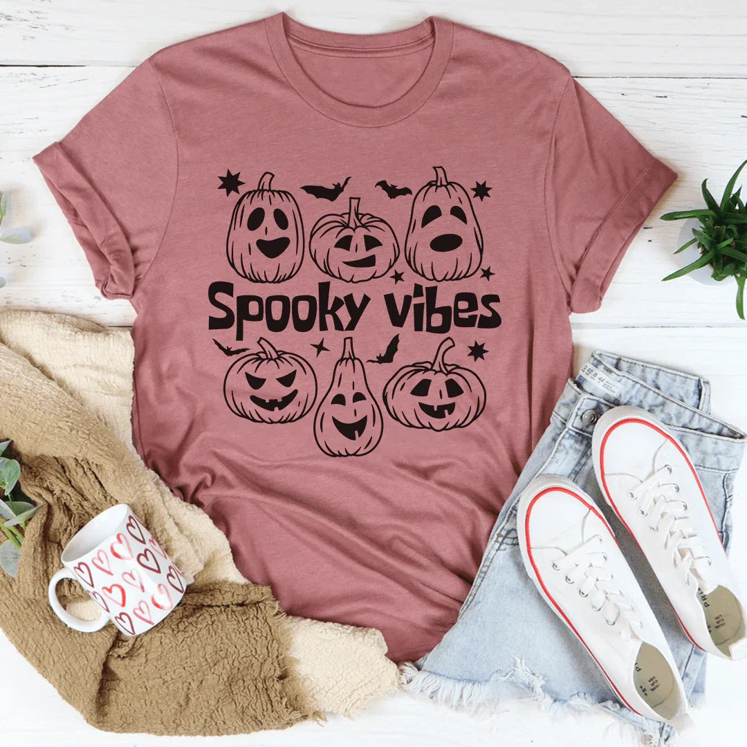 Spooky Vibes Pumpkins Tee