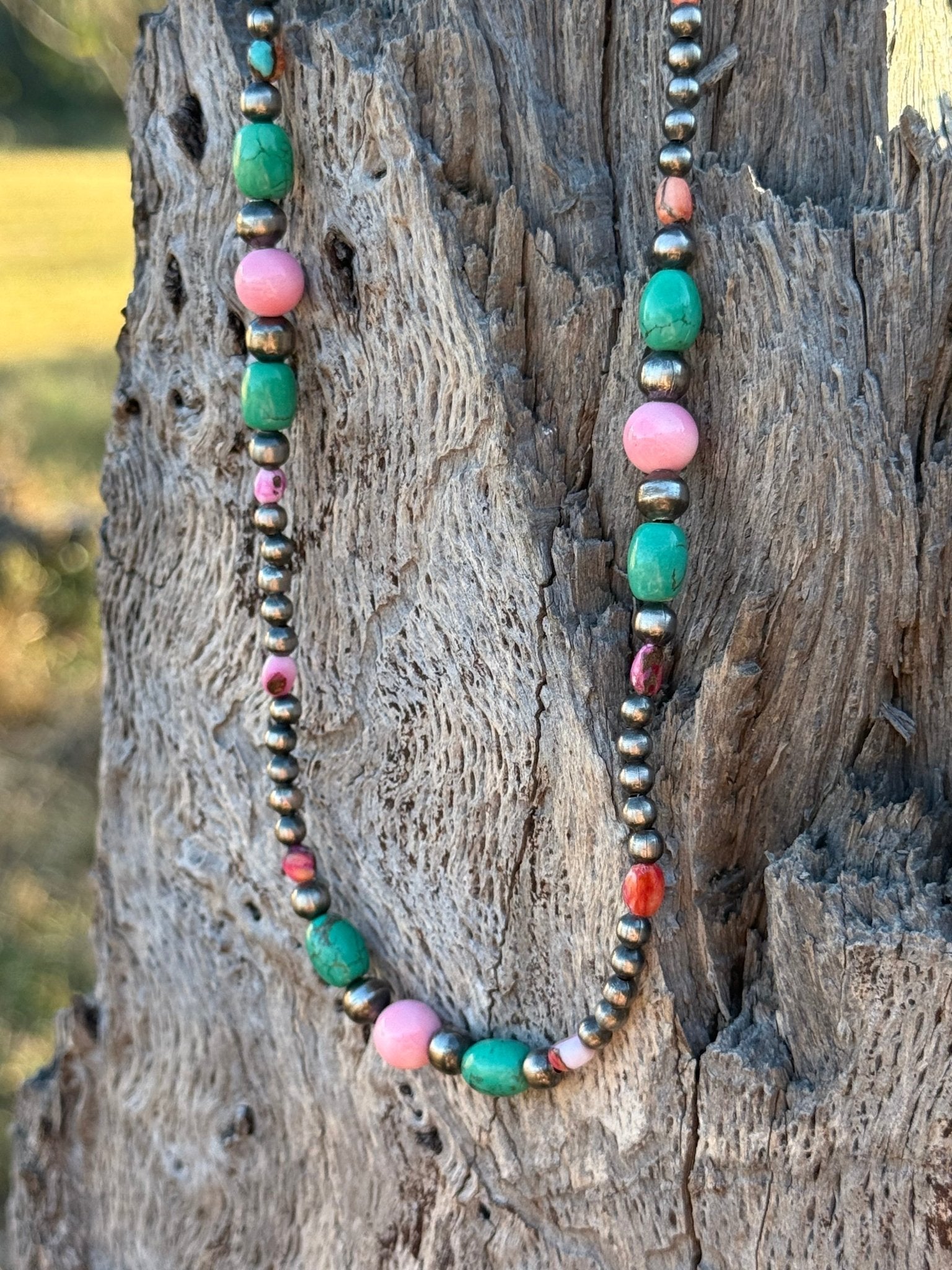 Sterling Silver Sweet Serenity Beaded Necklace