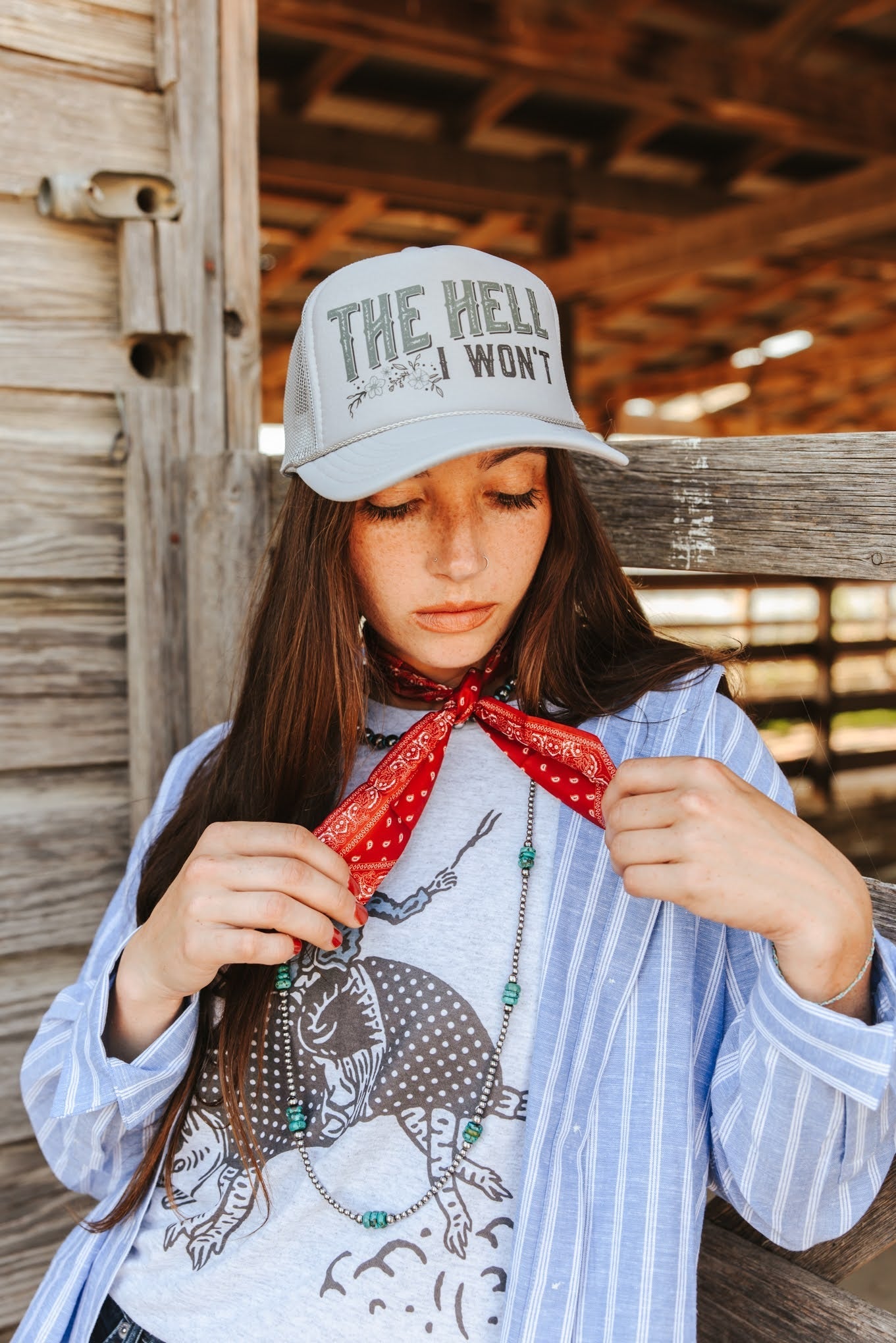 The Hell I Won't Trucker Hat