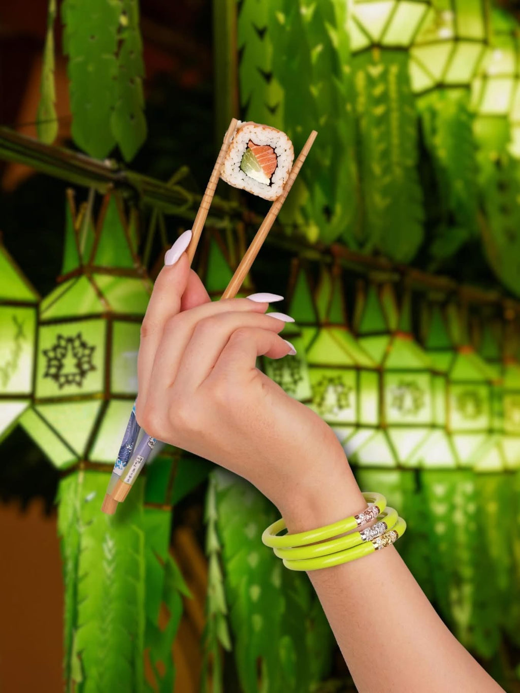 Budhagirl Three Kings All Weather Bangles® (AWB®) - Wasabi