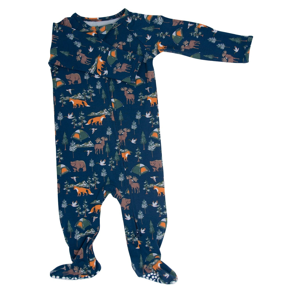 True Grit Zipper Footie