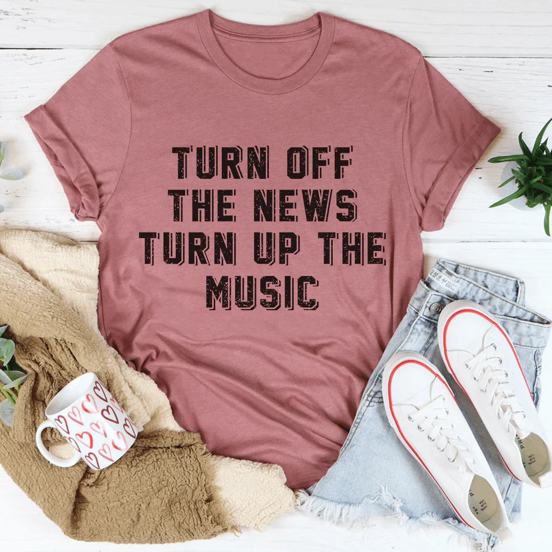Turn Up The Music Tee