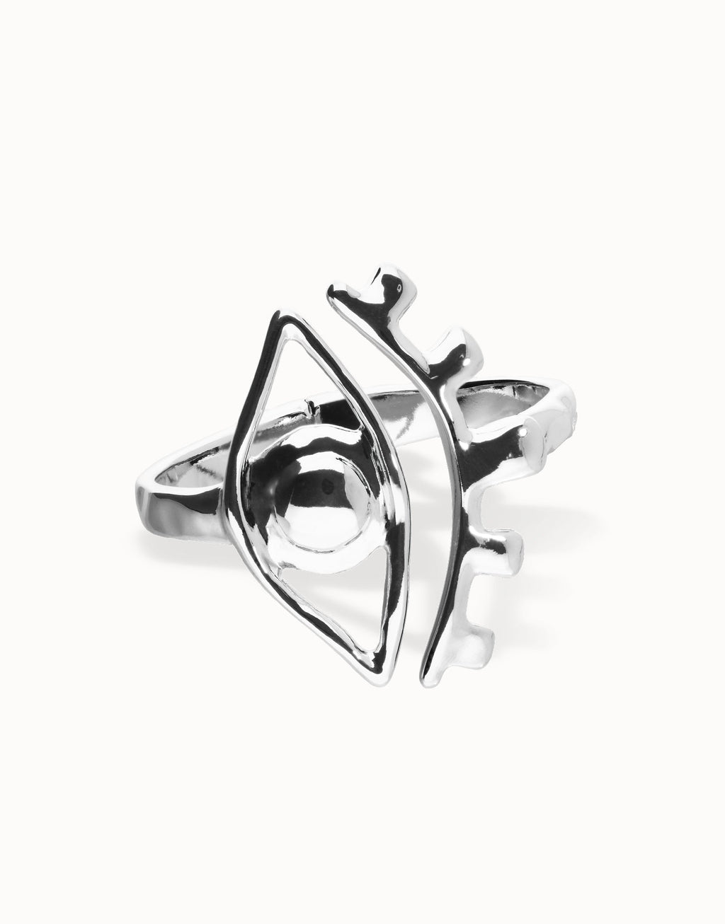 Uno de 50 Bangle bracelet with a striking central eye