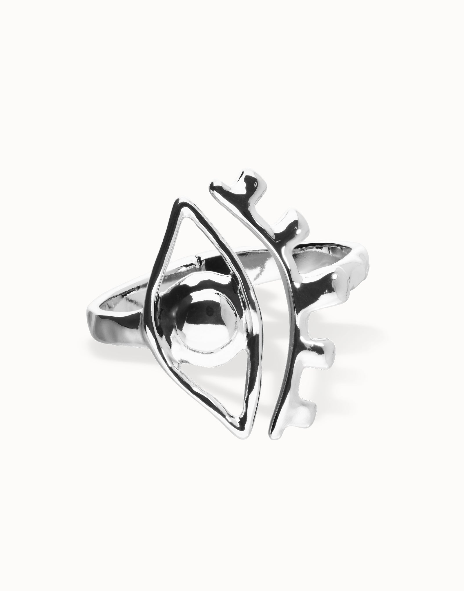 Uno de 50 Bangle bracelet with a striking central eye