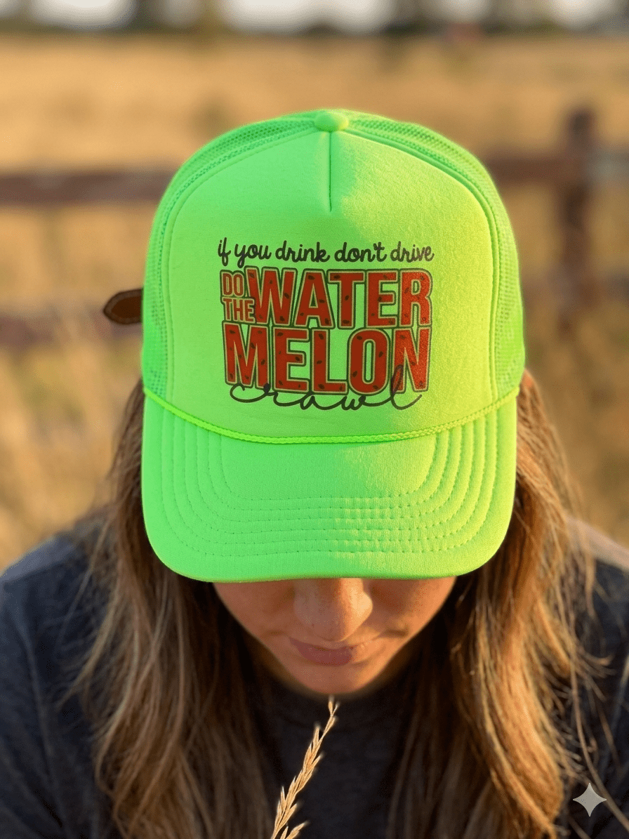 Watermelon Crawl Trucker Hat