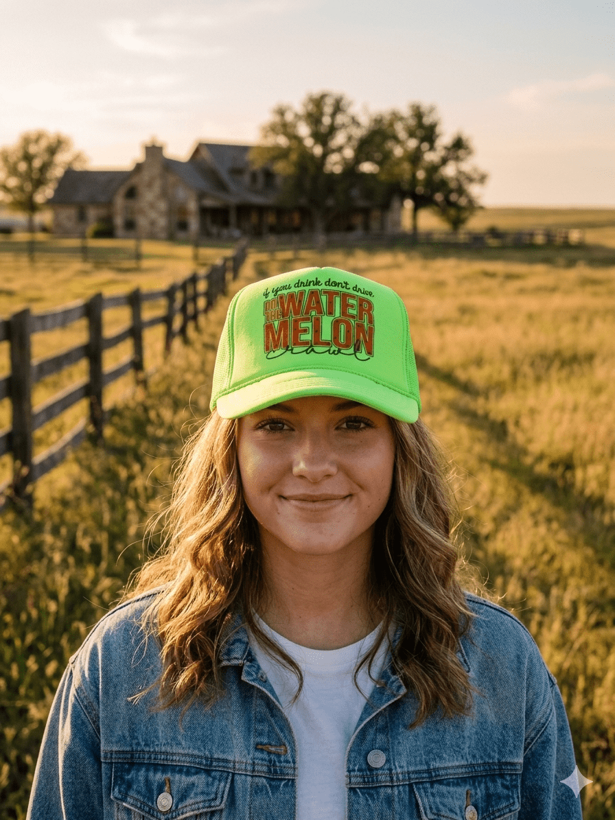 Watermelon Crawl Trucker Hat