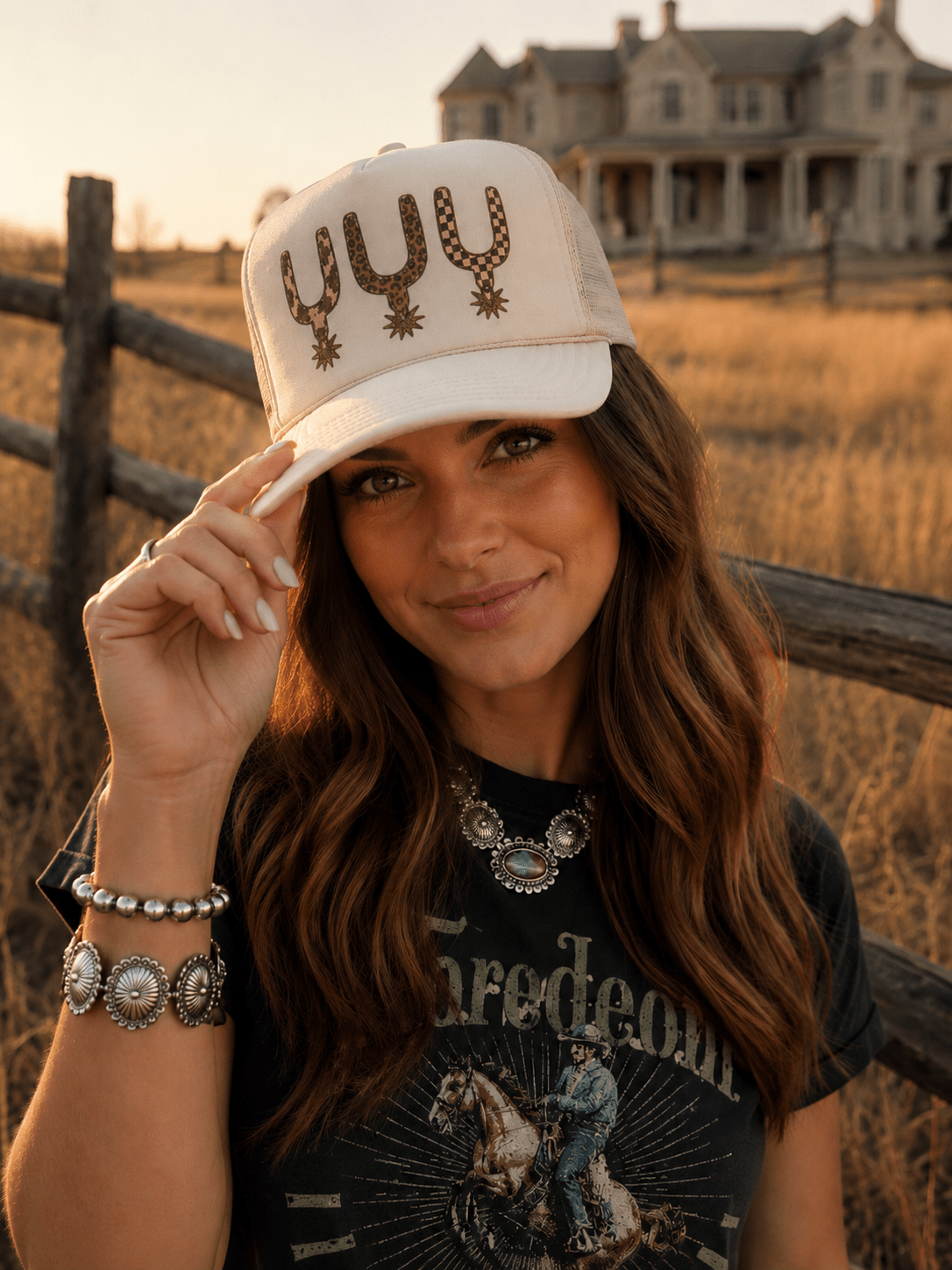Western Spur Trio Trucker Hat