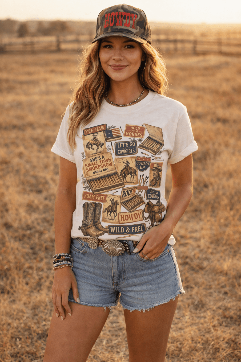 Wild and Free Rodeo Graphic Tee