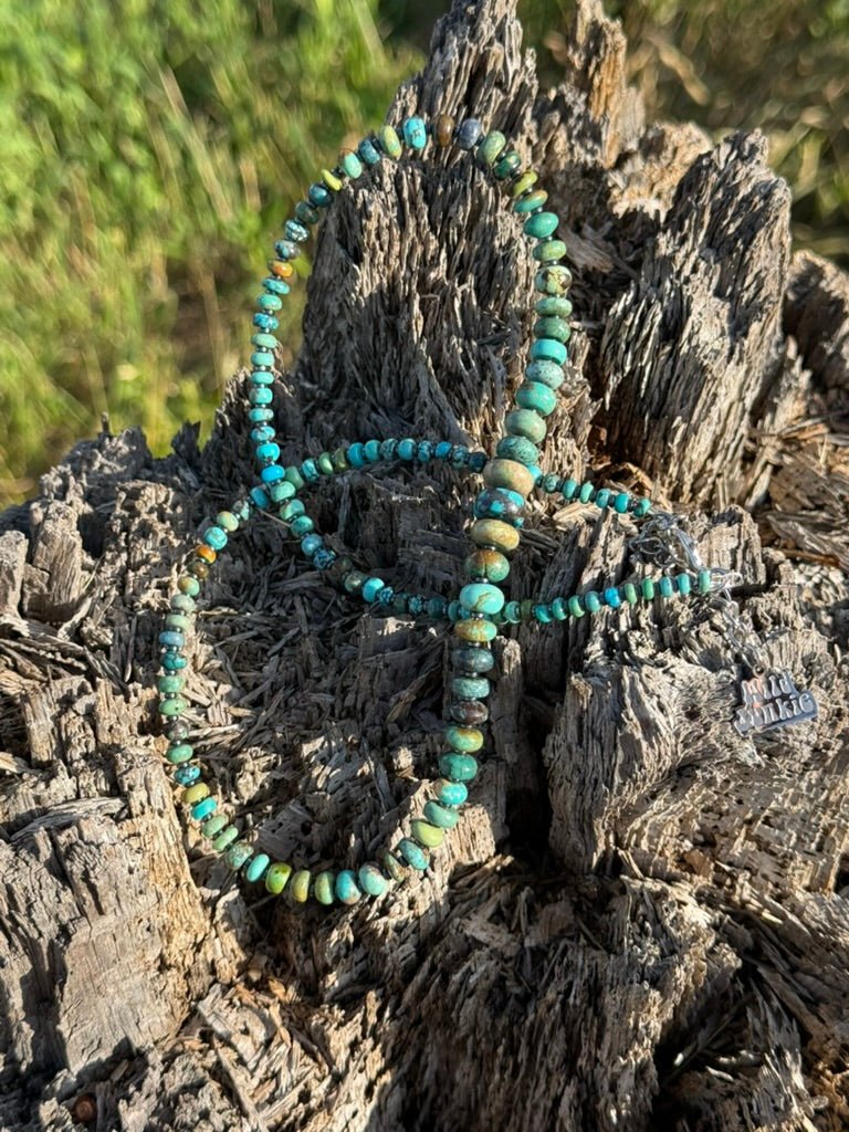 Wild Prairie Kingman Turquoise Beaded Necklace