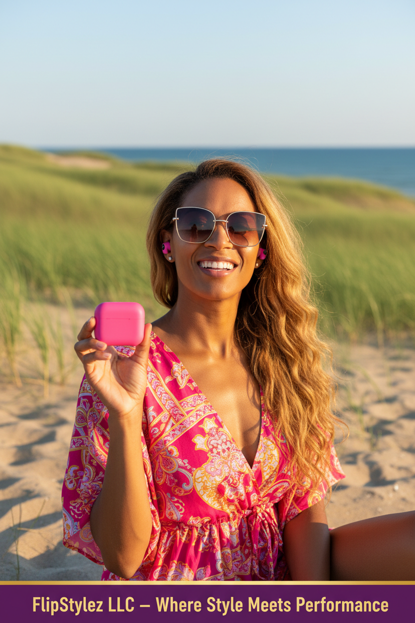 BUNKIMX TWS Bluetooth 5.0 Wireless Earbuds 🎧 | ANC | HiFi Stereo | Waterproof | Charging Case | 5 Colors | FlipStylez LLC®