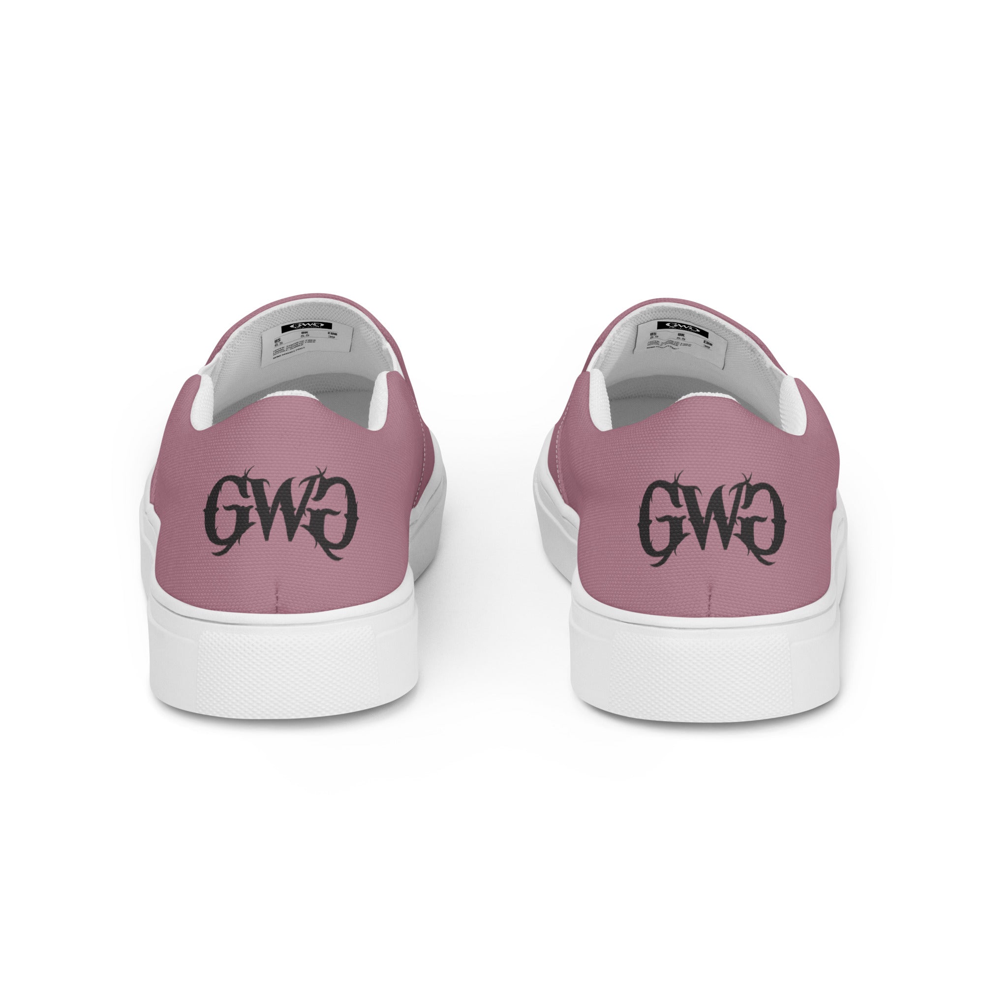 Pistol Trio Women's Mauve Canvas Slip-On Shoes