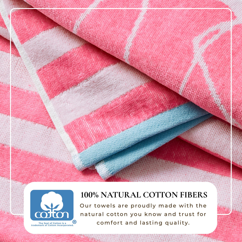 Cotton Velour Beach Towel - Maui Collection