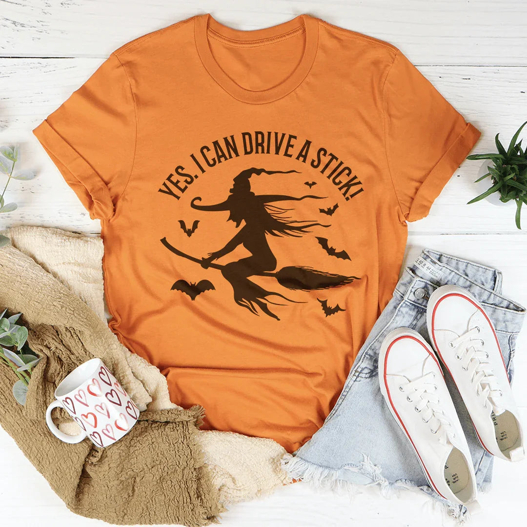 Yes I Can Drive A Stick Tee